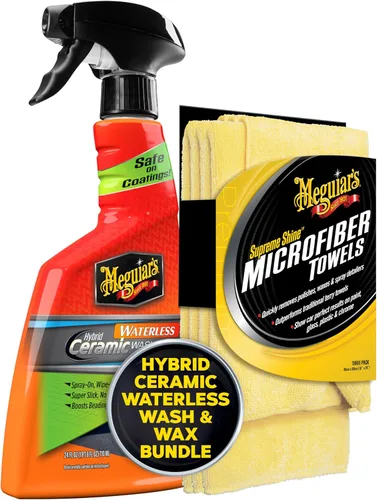 Vista 10 de Meguiar's Lavado y cera sin agua de cerámica híbrida, 24 onzas