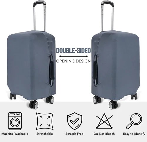 Vista 3 de Funda de equipaje de viaje I Protector de maleta aprobado por la TSA I Fundas de equipaje para maleta I Funda de maleta Bolsa I Protector