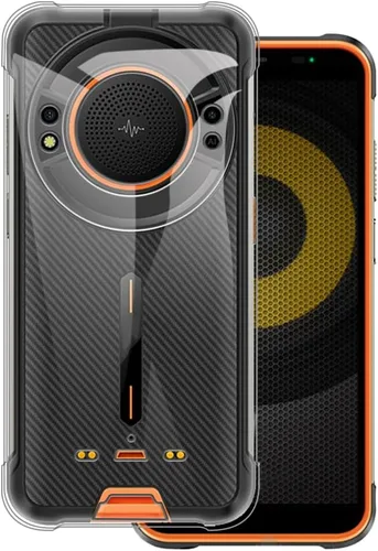 Vista 2 de Estuche y cordón para Ulefone Power Armor 16S - transparente+negro Funda transparente + cordón azul