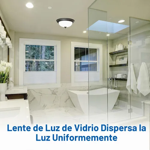 Vista 2 de Air King ventilador de baño redondo con luz, DRLC701 Bronce