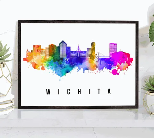 Vista 38 de Generic Póster de Albuquerque Skyline New Mexico, 12 x 18 pulgadas, perfecto para sala de estar, dormitorio, oficina