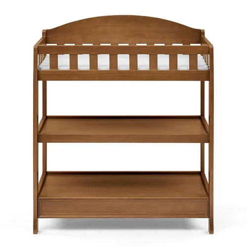 Vista 5 de Delta Children Cambiador infantil con almohadilla, castaño