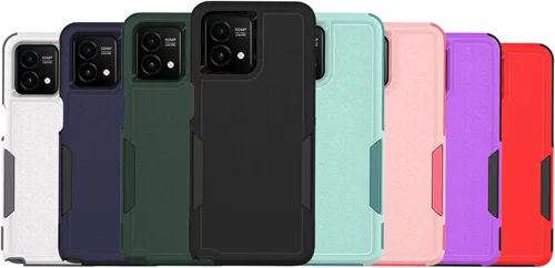 Vista 9 de Funda para Moto G Stylus 5G 2023: funda protectora de doble capa resistente para teléfono celular, a prueba de golpes, con protector de pantalla