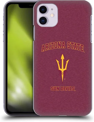 Vista 12 de Head Case Designs Officially Licensed Arizona State University ASU Banner Hard Back Case Compatible with Apple iPhone 11