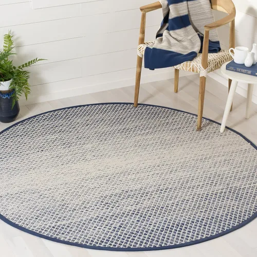 Vista 8 de SAFAVIEH Montauk Collection - Alfombra decorativa de 2 pies 3 pulgadas x 5 pies, color beige y marfil, algodón hecho a mano, ideal para zonas