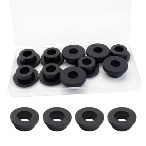 Vista 10 de EASYEAH 65 piezas de arandelas de goma con forma de sombrero de copa para cableado, kit surtido impermeable para alambres, arandelas de goma