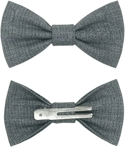 Vista 9 de Handmade Pre-Tied Clip on Bow Tie for Baby to Young Boy