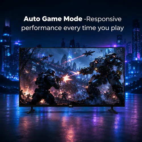 Vista 6 de FPD Smart TV UHD Ultra Slim de 43 pulgadas con pantalla plana con Google, Google Cast integrado, reproducción multimedia en streaming, HDR10, Dolby