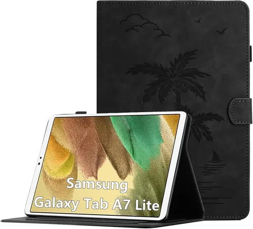 Vista 15 de Funda para Samsung Galaxy Tab S5e de 10.5 pulgadas 2019 modelo (SM-T720/T725/T727) - Funda protectora de piel sintética con bolsillo y función atril