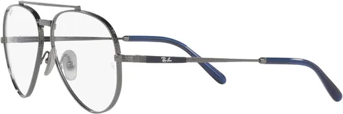 Vista 3 de Ray-Ban RX8225v Aviator Titanium Pilot - Marcos para gafas graduadas