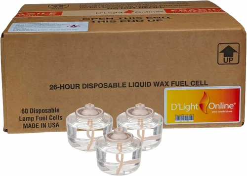 Vista 7 de D'light Online HD8-90 Cera líquida desechable transparente de 8 horas de vela líquida de celda de combustible, cartucho de vela de aceite líquido