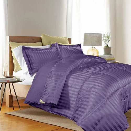 Vista 17 de kathy ireland Home Essentials - Edredón de verano refrescante, edredón reversible de plumón alternativo, tamaño individual, hueso