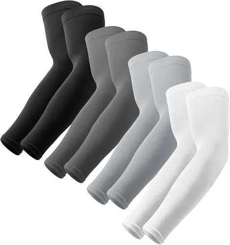 Vista 10 de OutdoorEssentials Mangas de brazo con protección solar UV, manga de compresión para brazos, mangas de brazo UV para hombres, mujeres, mangas
