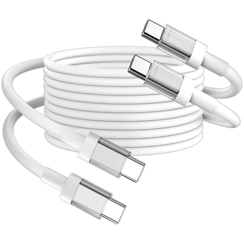 Vista 12 de Cable USB C a USB C de 3 pies 100 W, cable de carga rápida tipo C para iPhone 17e 17 16 Pro Max 15/iPad Pro 10 11/MacBook Air, para Samsung S26 S25