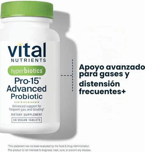 Vista 4 de Pro-15 Advanced Fuerza Probiotios: 3 X Las cepas CFU unidades con extracto de Kiwi, 15 cepas x más eficaz que Cápsulas con tecnología de entrega
