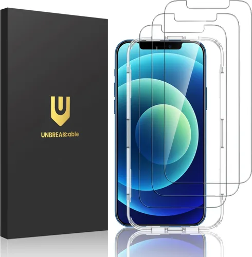 Vista 13 de UNBREAKcable Protector de pantalla de vidrio templado inastillable para iPhone SE 2022/SE 2020, iPhone 8/7 [paquete de 3] [99.99% transparente HD]