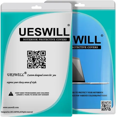 Vista 7 de UESWILL Funda rígida mate 3 en 1 compatible con MacBook de 12 pulgadas con pantalla Retina modelo A1534 + funda de teclado y protector de pantalla