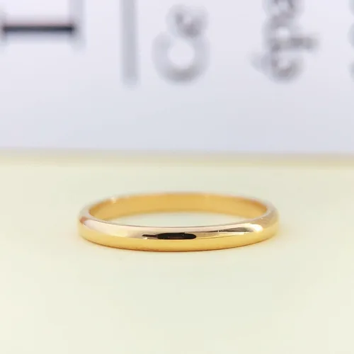 Vista 4 de Alianzas de boda de 0.079 pulgadas, anillo de banda para mujer de 0.079 pulgadas