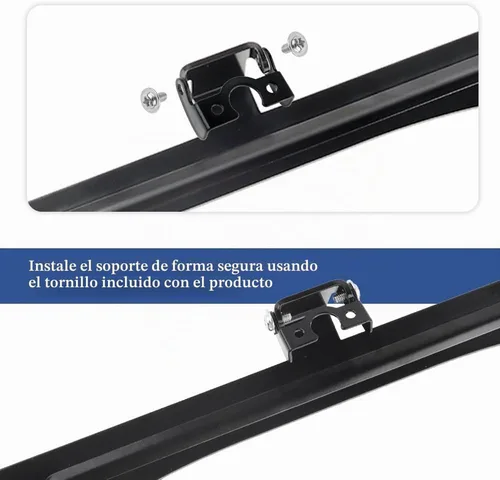 Vista 4 de Cámara de respaldo universal para placa de matrícula, kit de montaje para cámara de visión trasera en el salpicadero, soporte para cámara de placa
