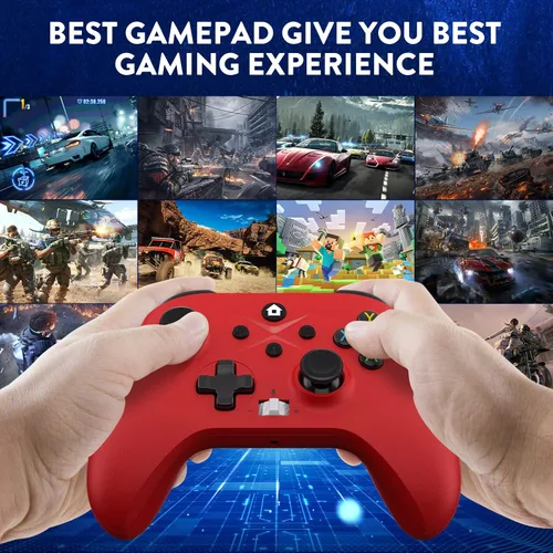 Vista 7 de Need to Upgrade Wireless Controllers for Xbox, 2 Pack Gaming Controller for Xbox One, Xbox Series XS, Xbox One XS, PC Gamepad with 650mAh Battery