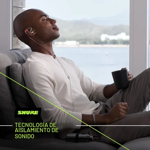 Vista 4 de Shure Auriculares con aislamiento de sonido SE846 Gen 2 con cable desmontable de 64" - Transparente Flagship in-ear monitors with four drivers and