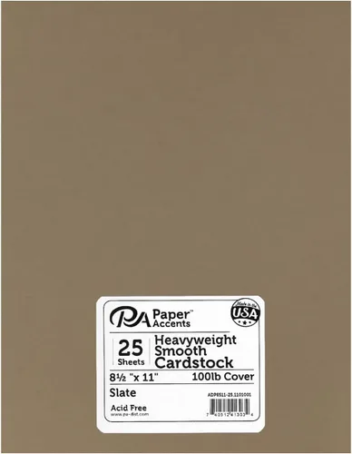 Vista 15 de PA Paper Accents - Cartulina suave pesada de 8.5 x 11 pulgadas, color azul, papel de cartulina de color de 111 libras para hacer tarjetas, álbumes