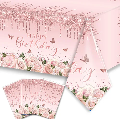 Vista 14 de 3 manteles de playa de verano, fundas de mesa temáticas de playa, decoración de mesa temática de cumpleaños hawaiano para verano, piscina, surf