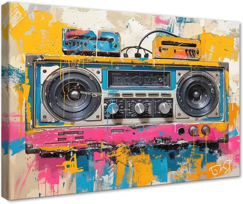 Vista 85 de Novatique Arte de Pared de Cinta de Casete Decoración de Sala de Música Póster Impreso Life Has No Rewind Casete Lienzo Arte de Pared Pósters
