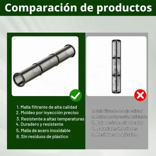 Vista 4 de Paquete de 5 filtros de colector de malla 244067 244-067 60 para 244067 60 malla