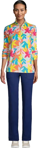 Vista 5 de Lands' End Pantalones activos de 5 bolsillos para mujer