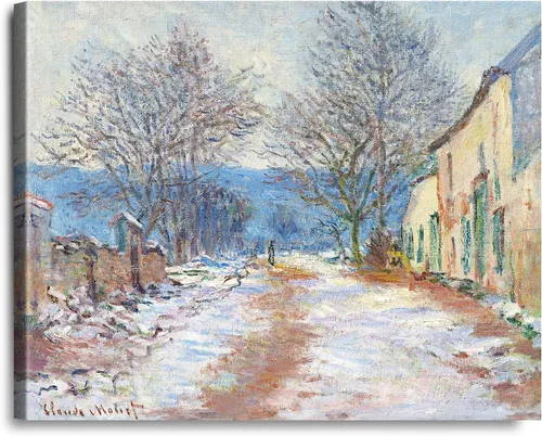 Vista 297 de A&T ARTWORK Antibes Seen from The Salis Gardens de Claude Monet Las Obras de Arte Clásico Mundial Reproducciones, Impresiones de Arte en Lienzo
