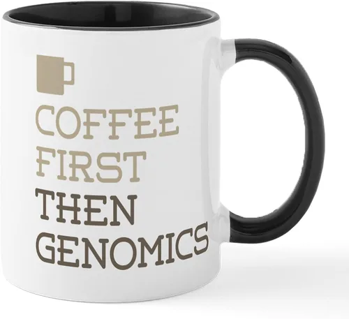 Vista 6 de CafePress Coffee Then Genomics Mugs 11 oz (325 ml) Ceramic Coffee Mug