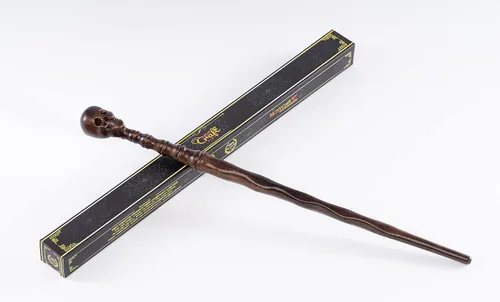 Vista 7 de Handicraftviet Varita de calavera – Veta de madera real hecha a mano, varita mágica de mago para adultos y niños a una aventura mágica, 15 pulgadas