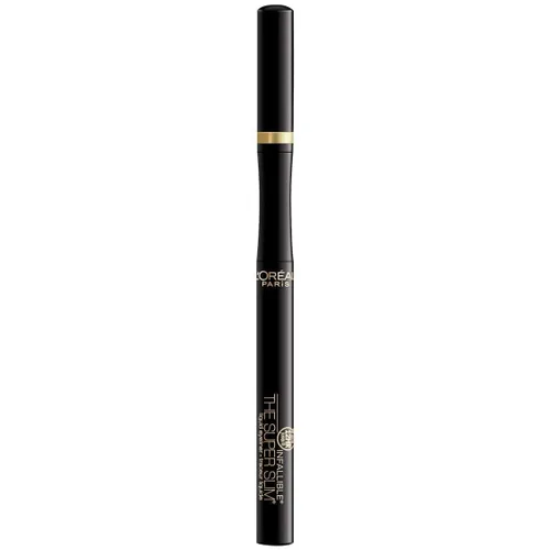 Vista 8 de Lápiz de ojos The Super Slim Eyeliner Infallible, negro, 0.034 oz, de la marca L'Oreal Paris, Negro