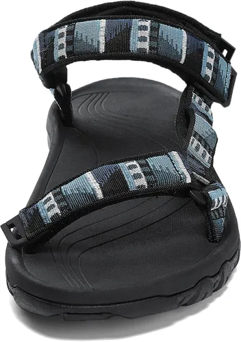 Vista 3 de Sandalias deportivas para hombre, sandalias de senderismo de espuma EVA, suela intermedia para exteriores, con soporte de arco, zapatos de agua