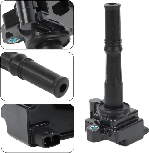 Vista 6 de Paquete de 3 bobinas de encendido UF156 y 6 bujías de iridio y 3 cables de bujía compatibles con Toyota 4Runner T100 Tacoma Tundra 1995-2004 3.4L