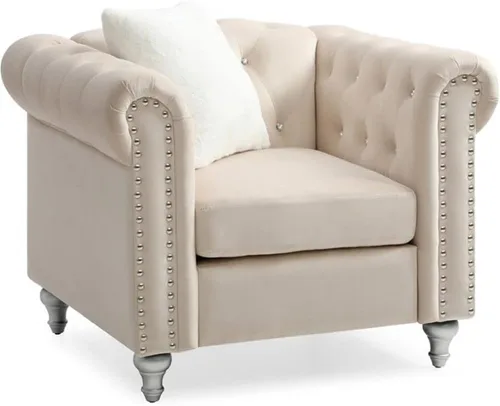 Vista 27 de Sillón Glory Furniture Delray, Gris