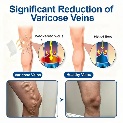 Vista 3 de Vein Ease Microdarts Care Patch, tratamiento profesional de venas varicosas para piernas, parche GFOUK Vein Ease, alivia la circulación sanguínea