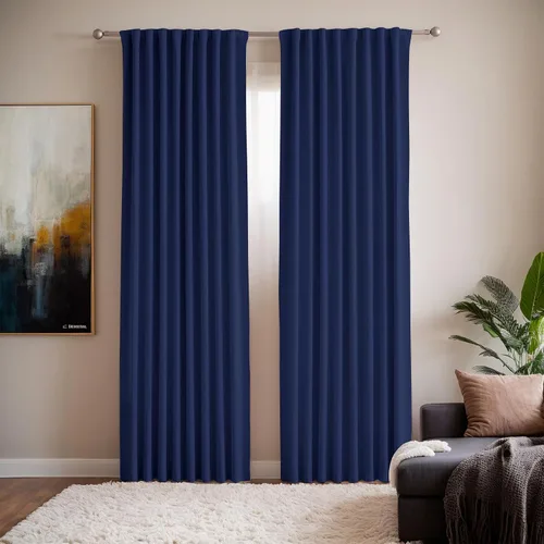 Vista 34 de Cortinas opacas de terciopelo beige para dormitorio de 52 x 72 pulgadas de largo, juego de 2 paneles - Cortinas con bloqueo de luz UV y reducción