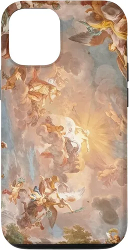 Vista 28 de Funda para iPhone 16, diseño de historia del arte renacentista, diseño de Michelangelo Sky