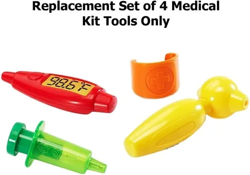 Vista 6 de Piezas de repuesto para Vtech Pretend and Discover Doctor's Kit ~ Juego de 4 herramientas de kit médico de simulación