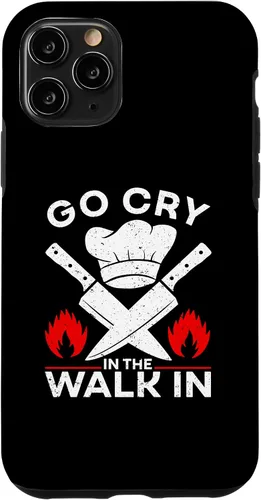 Vista 10 de iPhone 15 Go Cry In The Walk In, divertida funda de chef de cocina