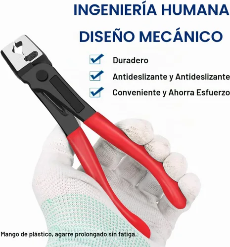 Vista 2 de Tnisesm Alicates de abrazadera de manguera tipo Clic-R para pinzas de cuello de automóvil Herramientas de reparación de abrazadera de arranque CV