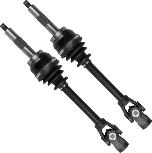 Vista 4 de Caltric Ejes de junta Cv completos delanteros derechos e izquierdos compatibles con Polaris Scrambler 500 4X4 1999-2003 si está estampado Usa Neapco
