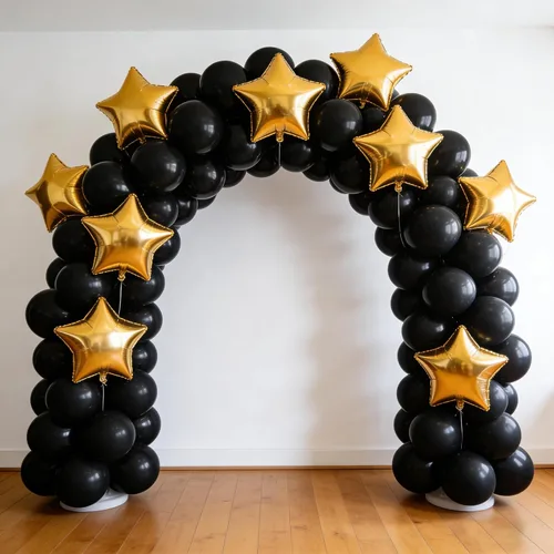 Vista 7 de Globos para decoración de cumpleaños, globos negros, paquete de 100 globos de 12 pulgadas para fiesta de cumpleaños, baby shower, boda