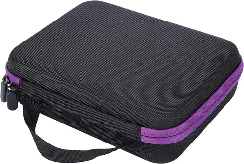 Vista 5 de LIZEALUCKY Contenedores de almacenamiento de pintura de alta capacidad, 60 ranuras, organizador de cuentas, caja de accesorios de pintura