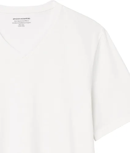 Vista 6 de Tienda Essentials Men's Slim-Fit Short-Sleeve V-Neck T-Shirt, Pack of 2
