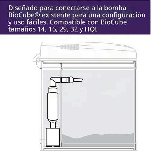 Vista 7 de Coralife Esterilizador ultravioleta Biocube Mini, lámpara UV de 5 vatios