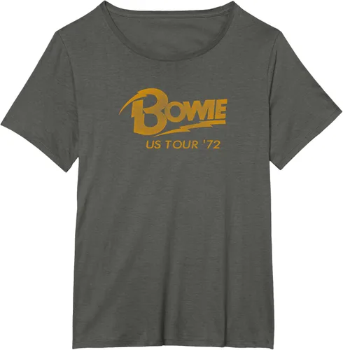 Vista 21 de David Bowie - Camiseta US Tour '72, Negro