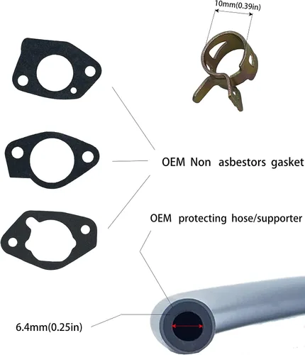 Vista 5 de YAMAKATO Huayi HY-4p90f 7T84A Carburador para MTD 951-05149 751-05149 651-05149 R1000 Cub Cadet cc760es Troy Bilt TB30 Husky Yard Machine Columbia